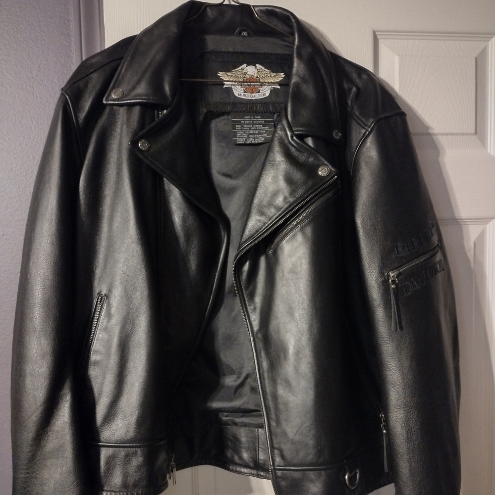 Harley-Davidson Midnight Black Motorcycle Jacket